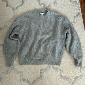 Grey H&M mock neck sweater